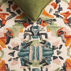 Safavieh Aspen Hand-tufted Floral Rug - Elegant Wool Blend For High-traffic Areas, Perfect For Home Décor Ivory ,Pink 85% Wool,15% Cotton Apn104a-5r