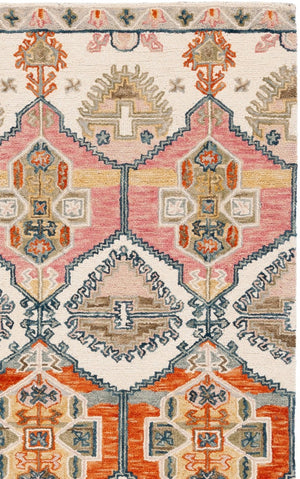 Safavieh Aspen Hand Tufted Wool Accent Rug Bohemian Geometric Pattern for Entryways and Bedrooms 5'-0" x 8'-0" APN106Q-5