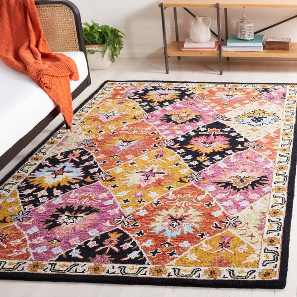 Safavieh Aspen Hand-Tufted Wool Blend Bohemian Runner Rug for Hallways and Entryways 6'-0" x 9'-0" APN108Z-6