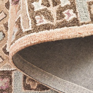 Safavieh Aspen Hand-tufted Area Rug - Luxurious 5x8 Beige & Grey With Classic Diamond Motif For Comfort Beige ,Grey 85% Wool,15% Cotton Apn153b-5