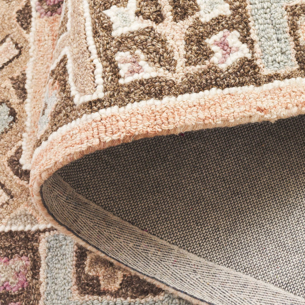 Safavieh Aspen Hand Tufted Wool & Cotton Rug - Luxurious Indian Craftsmanship For Elegant Home Décor Beige ,Grey 85% Wool,15% Cotton Apn153b-5r