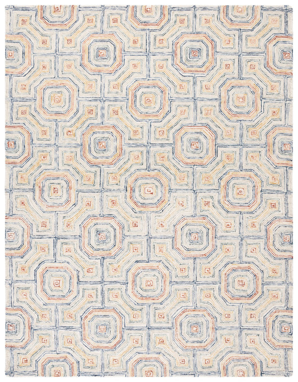 Safavieh Aspen 264 Hand Tufted Bohemian Rug Ivory / Blue 10' x 14'