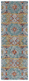 Safavieh Aspen 273 Hand Tufted Bohemian Rug Blue / Gold 9' x 9' Square APN273M-9SQ