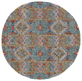 Safavieh Aspen 273 Hand Tufted Bohemian Rug Blue / Gold 9' x 9' Square APN273M-9SQ