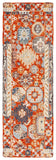 Safavieh Aspen 305 Hand Tufted Bohemian Rug Rust / Ivory 85% Wool, 15% Cotton