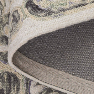 Safavieh Aspen Elegant Hand-tufted Runner Rug In Luxurious Wool-cotton Blend For A Modern Touch Of Sophistication Ivory ,Black 80% Wool & 20% Cotton Apn552z-5