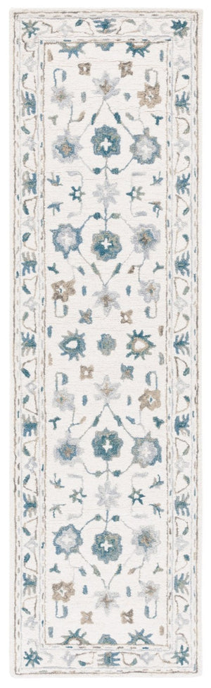 Safavieh Aspen Hand-Tufted Wool Runner Rug Artisan Floral Pattern for Hallways and Entryways 2'-3" x 8'-0" APN651A-28
