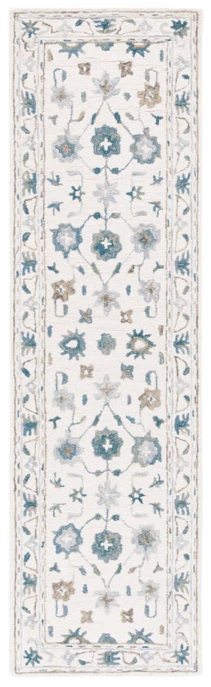 Safavieh Aspen Hand-Tufted Wool Runner Rug Artisan Floral Pattern for Hallways and Entryways 2'-3" x 8'-0" APN651A-28