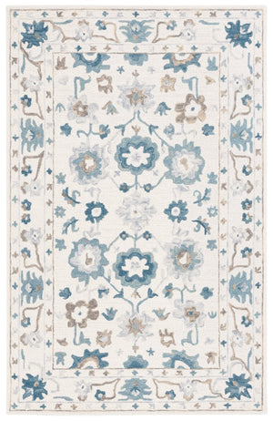 Safavieh Aspen Hand-Tufted Wool Runner Rug Artisan Floral Pattern for Hallways and Entryways 5'-0" x 8'-0" APN651A-5