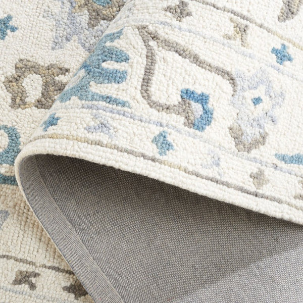 Safavieh Aspen Hand-Tufted Wool Runner Rug Artisan Floral Pattern for Hallways and Entryways 6'-0" x 9'-0" APN651A-6