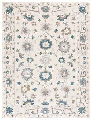 Safavieh Aspen Hand-Tufted Wool Runner Rug Artisan Floral Pattern for Hallways and Entryways 8'-0" x 10'-0" APN651A-8