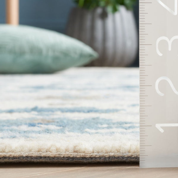 Safavieh Aspen Hand-Tufted Wool Runner Rug Artisan Floral Pattern for Hallways and Entryways 8'-0" x 10'-0" APN651A-8