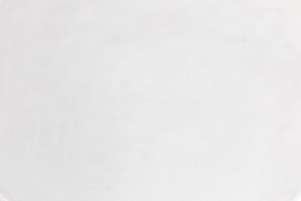 Noir Hourglass Stool - Modern White Fiber Cement Accent Table, Handcrafted Multi-Purpose Design, 24" Height AR-162WFC