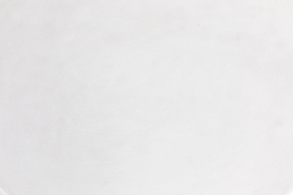 Noir Hourglass Stool - Modern White Fiber Cement Accent Table, Handcrafted Multi-Purpose Design, 24" Height AR-162WFC