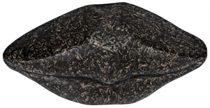 Noir Lips, Striking Black Fiber Cement Sculpture for Bold Modern Decor - Surrealist Accent Piece AR-251BF