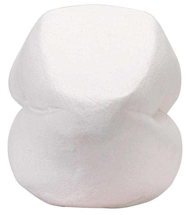 Noir Lips, Playful White Fiber Cement Surrealist Sculpture – Modern Accent for Home Décor & Display AR-251WFC