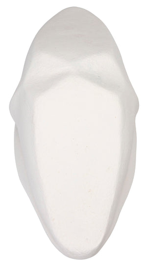 Noir Lips, Playful White Fiber Cement Surrealist Sculpture – Modern Accent for Home Décor & Display AR-251WFC