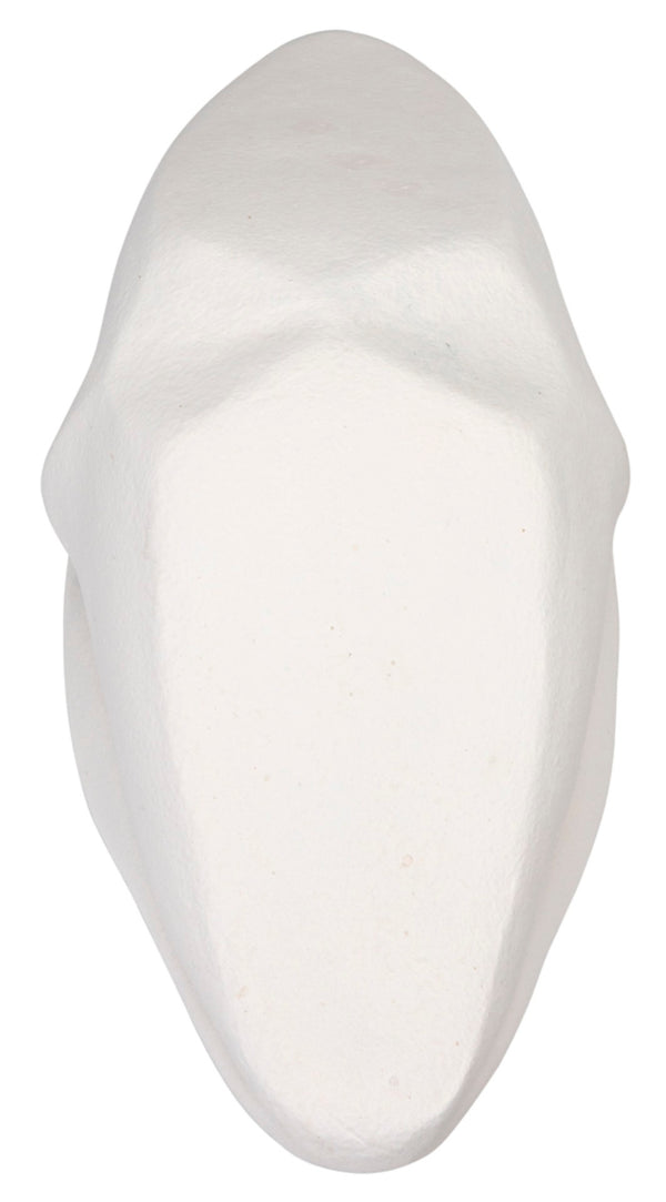 Noir Lips, Playful White Fiber Cement Surrealist Sculpture – Modern Accent for Home Décor & Display AR-251WFC