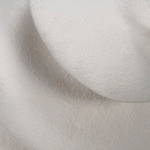 Noir Spiral Elegant Fiber Cement Accent - Modern Sculptural Decor for Living Rooms & Entryways – White Finish AR-256WFC