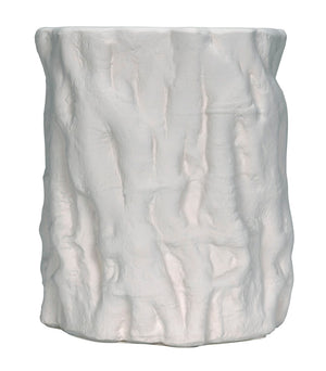 Noir Damono Versatile Stool/Side Table with Modern Industrial Design for Compact Spaces and Everyday Use White AR-304WFC