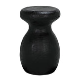 Samson Stool/Side Table Black Burnt Resin AR-306BBF Black Burnt Fiber Cement Noir