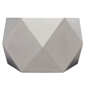 Noir Scarpa Coffee/Side Table – Modern Fiber Cement Accent Table for Minimalist Living Spaces & Durability AR-307FC