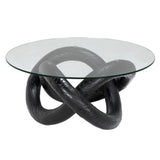 Phobos Coffee Table with Glass