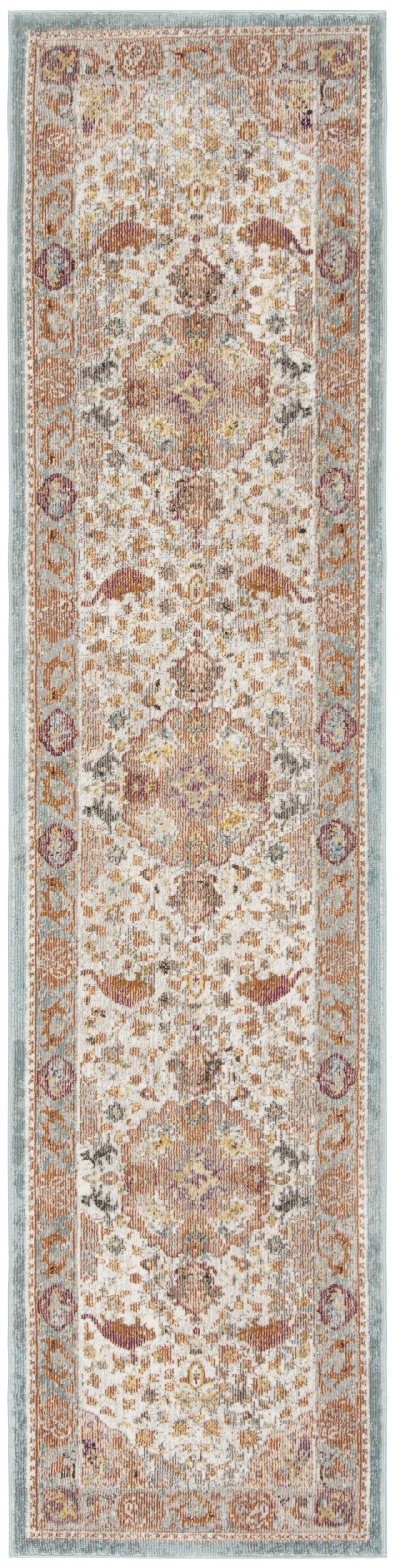 Safavieh Ara120b Vibrant Turkish Transitional Area Rug – Elevate Your Space With Elegance And Comfort Beige ,Orange Polypropylene Pile Ara120e-3