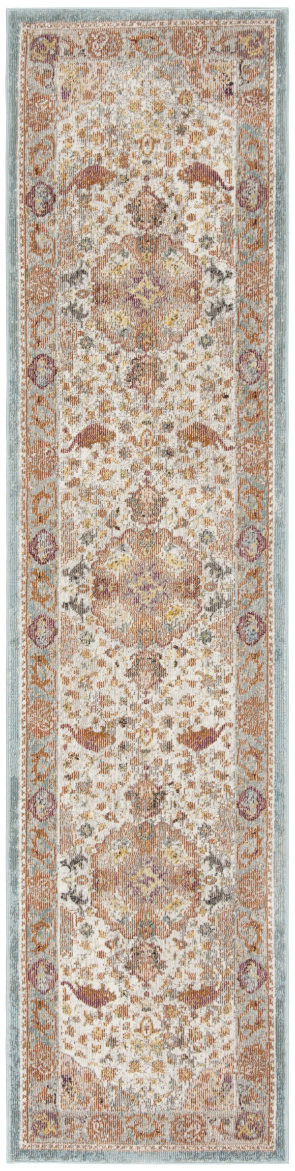Safavieh Ara120b Vibrant Turkish Transitional Area Rug – Elevate Your Space With Elegance And Comfort Beige ,Orange Polypropylene Pile Ara120e-3