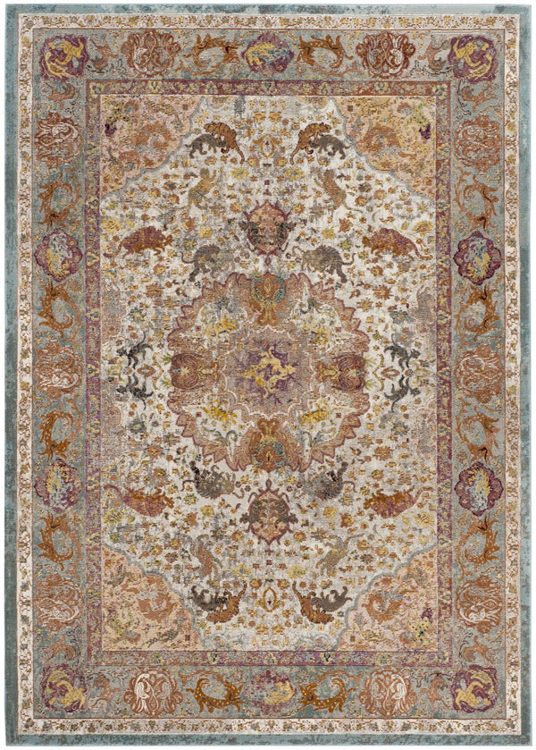 Safavieh Ara120b Vibrant Turkish Transitional Area Rug – Elevate Your Space With Elegance And Comfort Beige ,Orange Polypropylene Pile Ara120e-3
