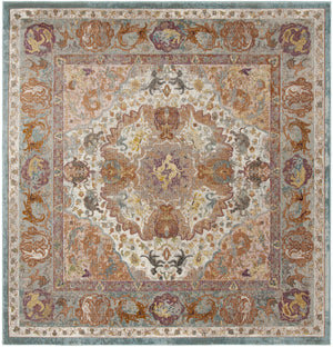 Safavieh Ara120b Vibrant Turkish Transitional Area Rug – Elevate Your Space With Elegance And Comfort Beige ,Orange Polypropylene Pile Ara120e-3
