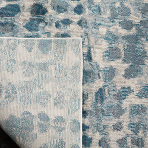 Safavieh Ara121a Modern Elegance Cream And Teal Area Rug - Durable, Stylish, And Perfect For Hallways! Cream ,Teal Polypropylene Pile Ara121a-26