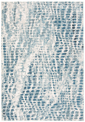 Safavieh Ara121a Modern Elegance Cream And Teal Area Rug - Durable, Stylish, And Perfect For Hallways! Cream ,Teal Polypropylene Pile Ara121a-26