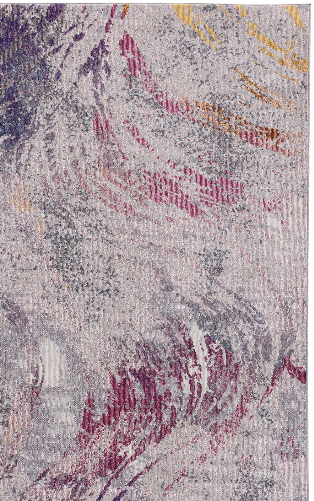 Safavieh Aria Bold Ivory And Fuchsia Area Rug — Low Profile Power-Loomed Turkish Accent Rug, Durable Soft 5'-0" x 6'-7" ARA137A-5