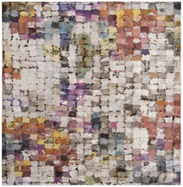 Safavieh Ara168a Stunning Contemporary Area Rug - Power-loomed Elegance In Warm Cream And Rust Hues Cream ,Rust Polypropylene Pile Ara168a-24