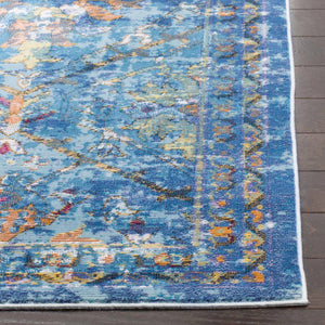 Safavieh Ara169b Captivating Turkish Area Rug - Transitional Design For Elegant Living Spaces & Home Décor Blue ,Multi Polypropylene Pile Ara169b-3