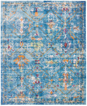 Safavieh Ara169b Captivating Turkish Area Rug - Transitional Design For Elegant Living Spaces & Home Décor Blue ,Multi Polypropylene Pile Ara169b-3