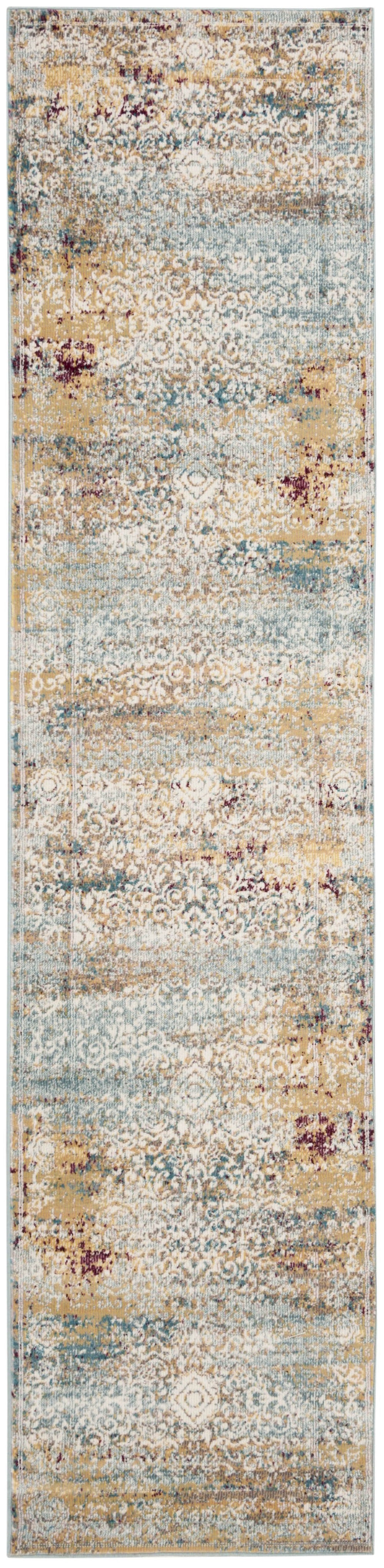 Safavieh Ara183y Vibrant Area Rug - Cheerful Yellow And Cream Design For Any Home Decor Style Yellow ,Cream Polypropylene Pile Ara183y-3