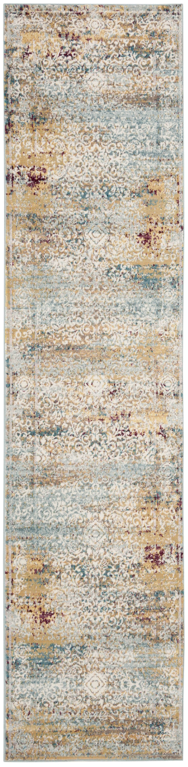 Safavieh Ara183y Vibrant Area Rug - Cheerful Yellow And Cream Design For Any Home Decor Style Yellow ,Cream Polypropylene Pile Ara183y-3