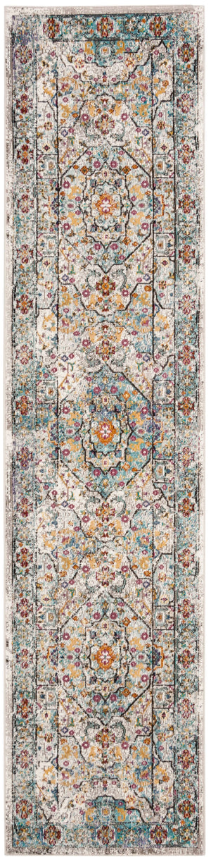 Safavieh Ara199c Elegant Turkish Area Rug – Transitional Style With Cream Base & Serene Blue Accents For Any Room Cream ,Blue Polypropylene Pile Ara199c-3