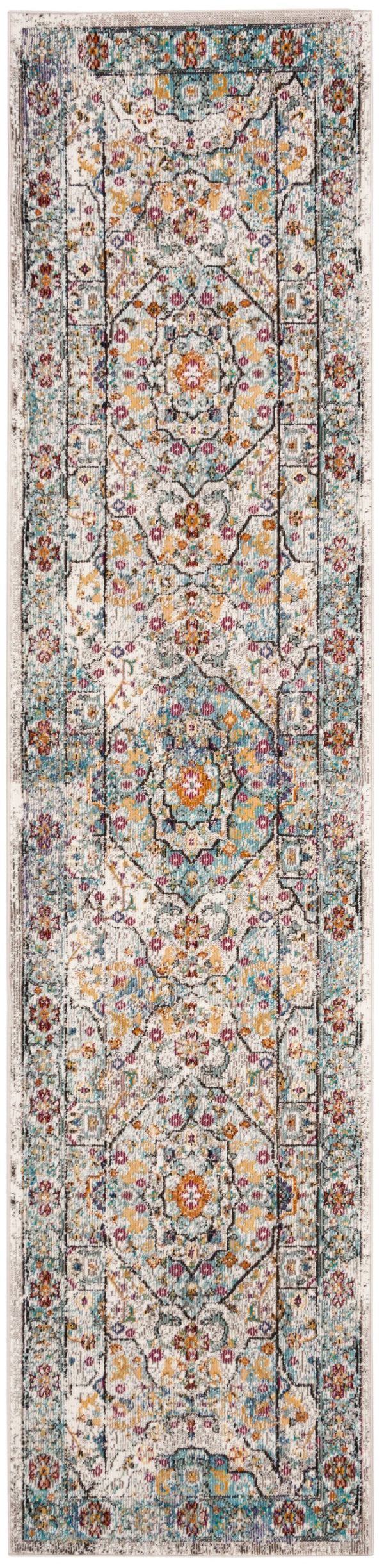 Safavieh Ara199c Elegant Turkish Area Rug – Transitional Style With Cream Base & Serene Blue Accents For Any Room Cream ,Blue Polypropylene Pile Ara199c-3