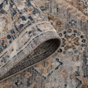 Amer Rugs Aurai Traditional Hand-knotted Area Rug In Luxurious New Zealand Wool For Timeless Home Elegance Coal Gray Wool Ara191014