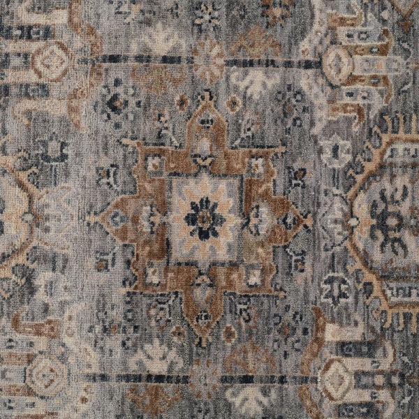 Amer Rugs Aurai Traditional Hand-knotted Area Rug In Luxurious New Zealand Wool For Timeless Home Elegance Coal Gray Wool Ara191014