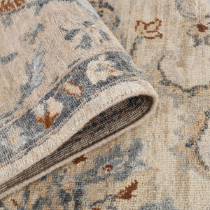 Amer Rugs Aurai Traditional Hand-knotted Area Rug In Luxurious New Zealand Wool For Timeless Home Elegance Ivory Wool Ara220810