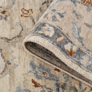 Amer Rugs Aurai Traditional Hand-knotted Area Rug In Luxurious New Zealand Wool For Timeless Home Elegance Ivory Wool Ara220810