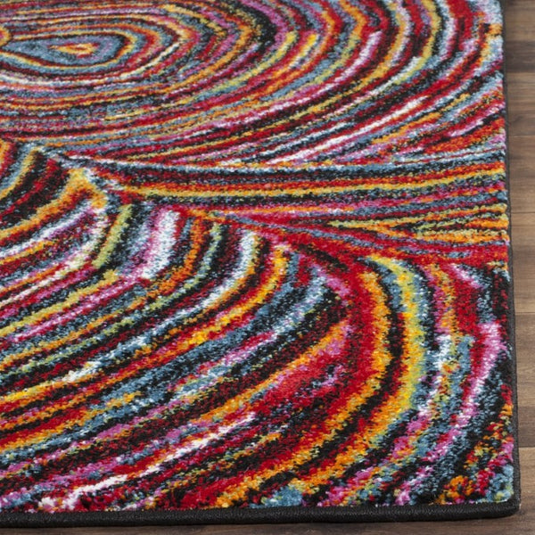 Safavieh Aruba Power Loomed Polypropylene Accent Rug Bold Swirling Geometric for Eclectic Spaces ARB503M-2