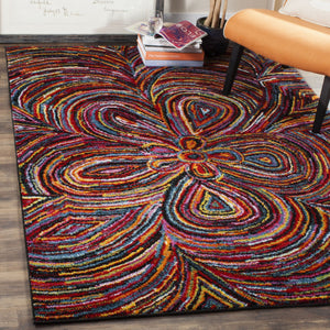 Safavieh Aruba Power Loomed Area Rug – Vibrant Turkish Craftsmanship For Hallways And Entryways, 11 Feet Long Multi Polypropylene Arb503m-9r