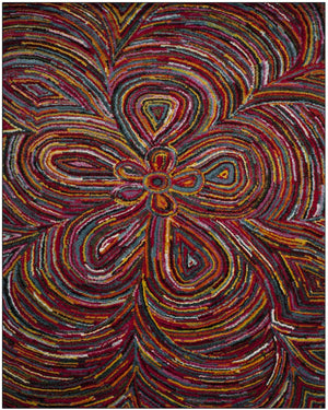 Safavieh Aruba Power Loomed Area Rug – Vibrant Turkish Craftsmanship For Hallways And Entryways, 11 Feet Long Multi Polypropylene Arb503m-9r