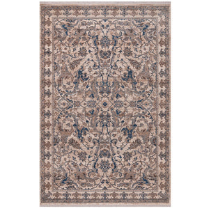 Amer Rugs Arcadia Elegant Power-loom Oriental Design Area Rug For Timeless Charm In Home Or Office Decor Ivory Polyester Arc10203