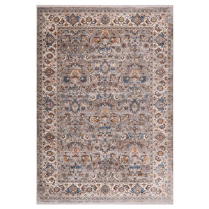 Amer Rugs Arcadia Elegant Power-loom Oriental Design Area Rug For Timeless Charm In Home Or Office Decor Gray,Ivory Polyester Arc20203